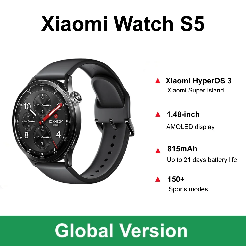 Fall Detection Watch - 글로벌 버전 샤오미 워치 S5 스마트워치