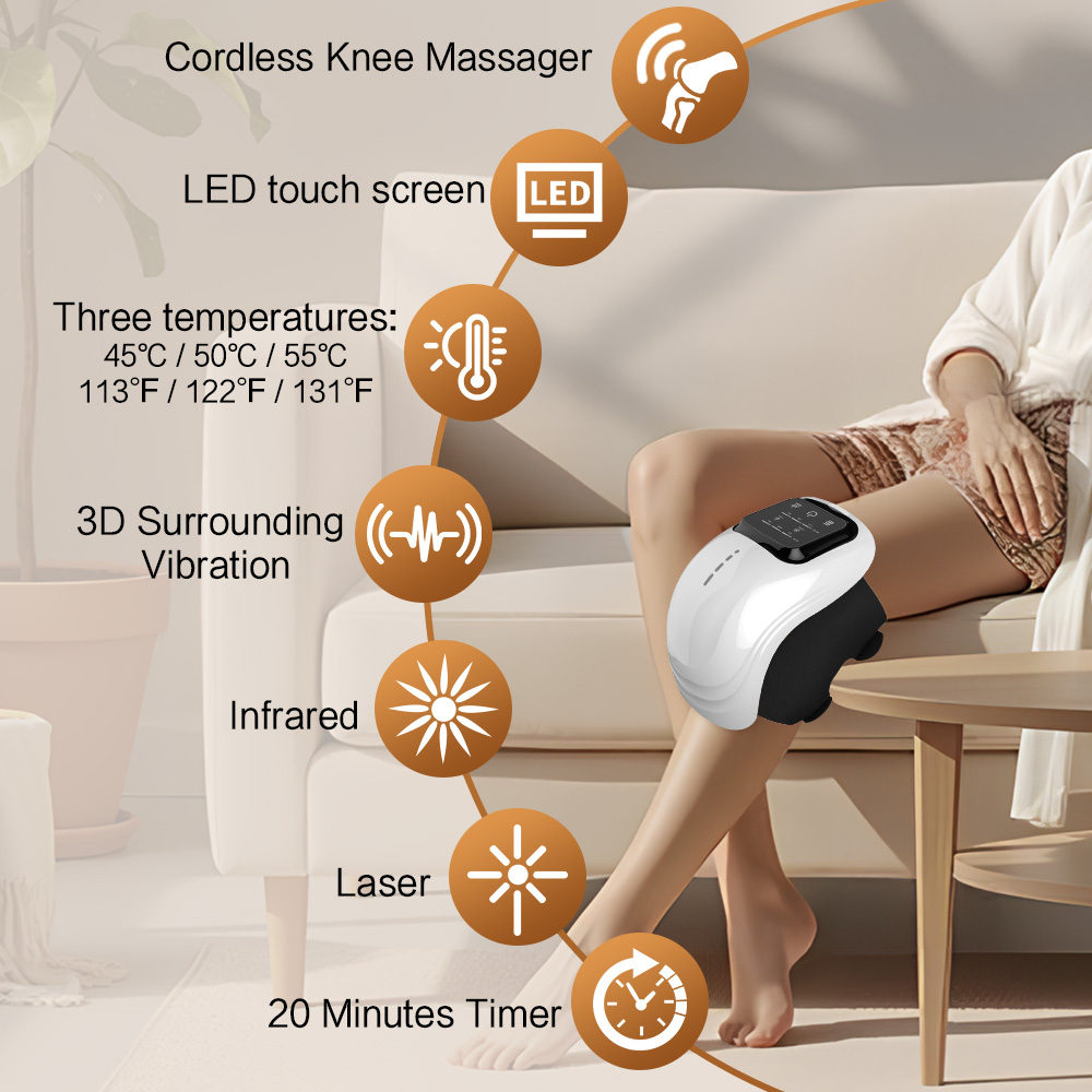 마그네틱 기능이 있는 스마트 온열 무선 USB 충전식  - Smart Knee Wrap 리뷰 및 가격