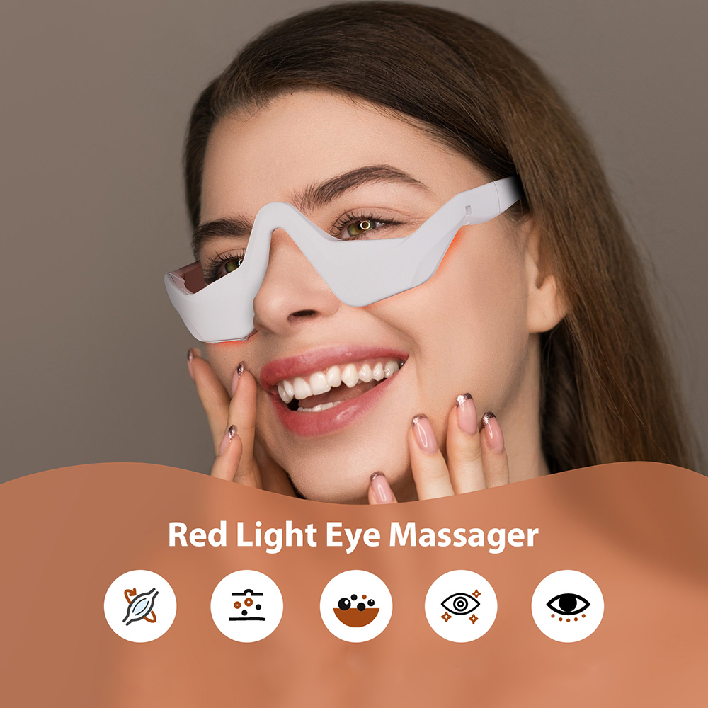 눈 마사지기 3D 눈 마사지기 피로 완화 다크서클 완화 - Light Therapy Glasses 리뷰 및 가격