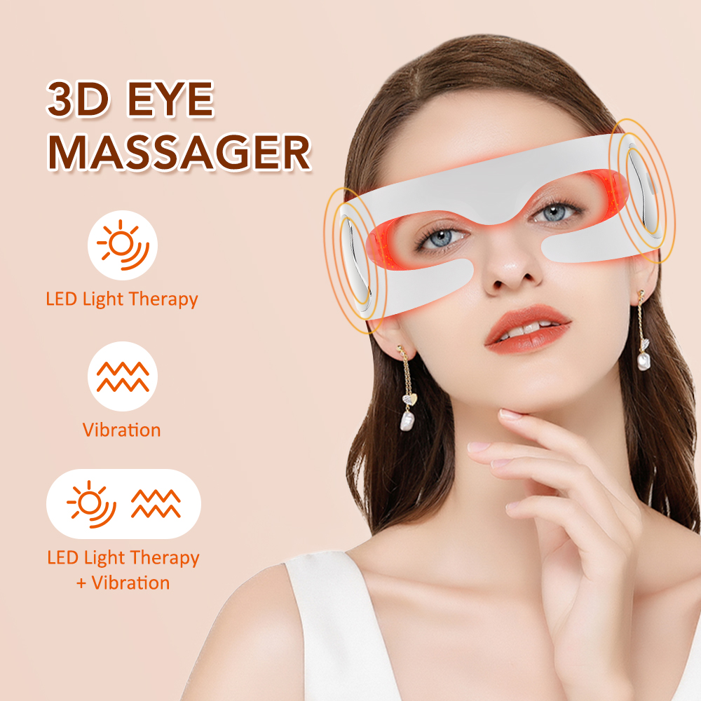 전기 눈 마사지 기계 안티 링클 에이징 아이 케어 뷰티 - Light Therapy Glasses 리뷰 및 가격