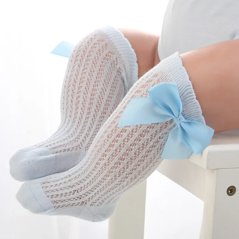 여아용 여름 메쉬 양말, 귀여운 큰 나비 넥타이, 부드 - Baby Sock Oximeter 리뷰 및 가격