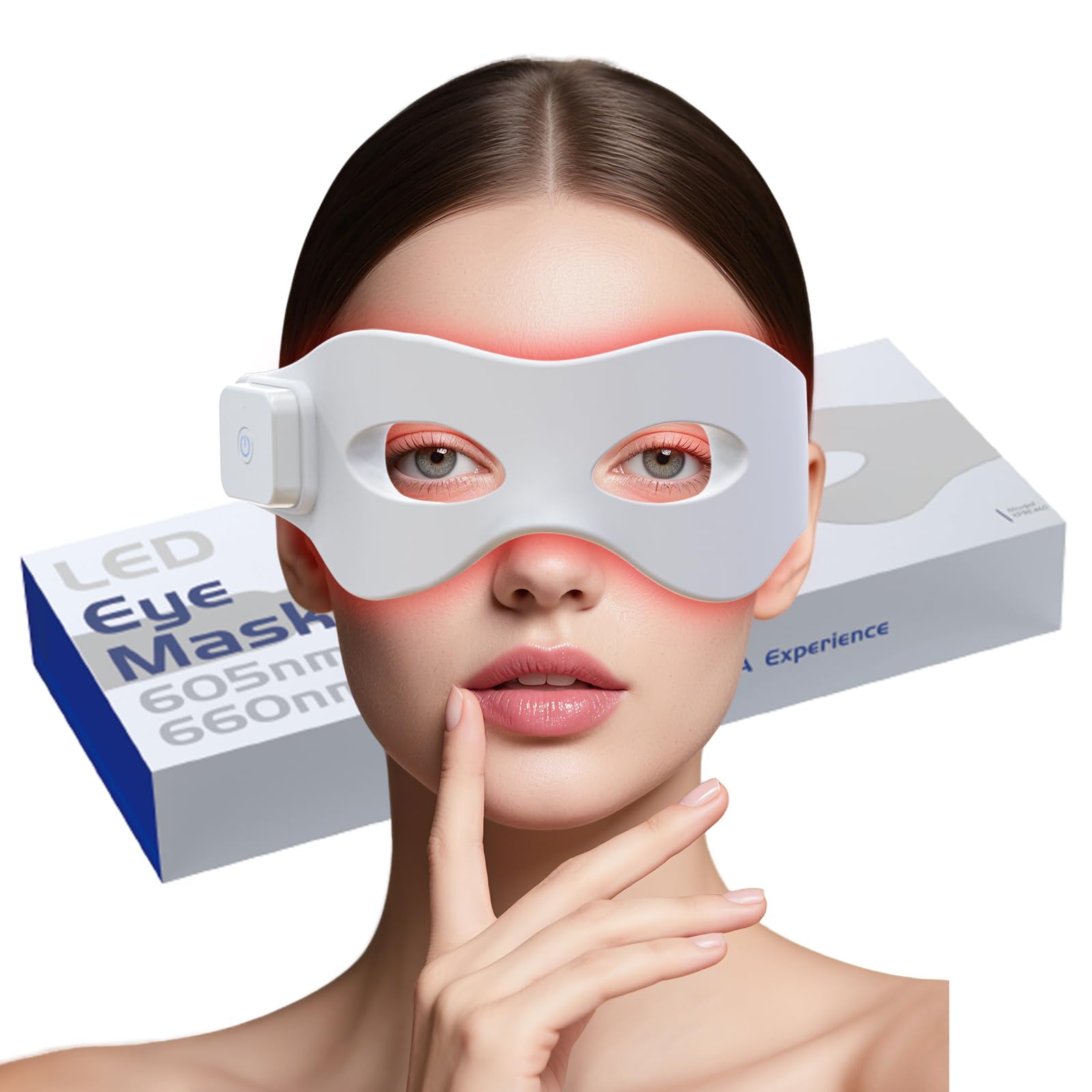 3D 레드 라이트 EMS 눈 마사지기 4가지 모드 60 - Light Therapy Glasses 리뷰 및 가격